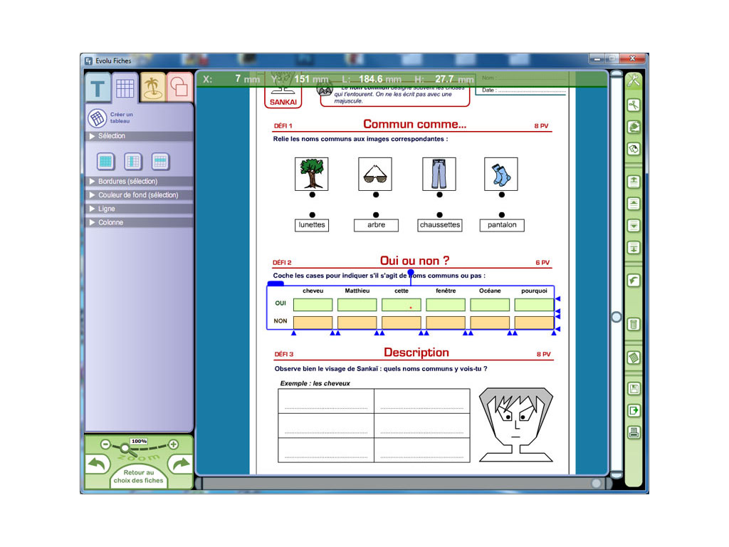 Logiciel exercice Français et Manga au CE1-CE2