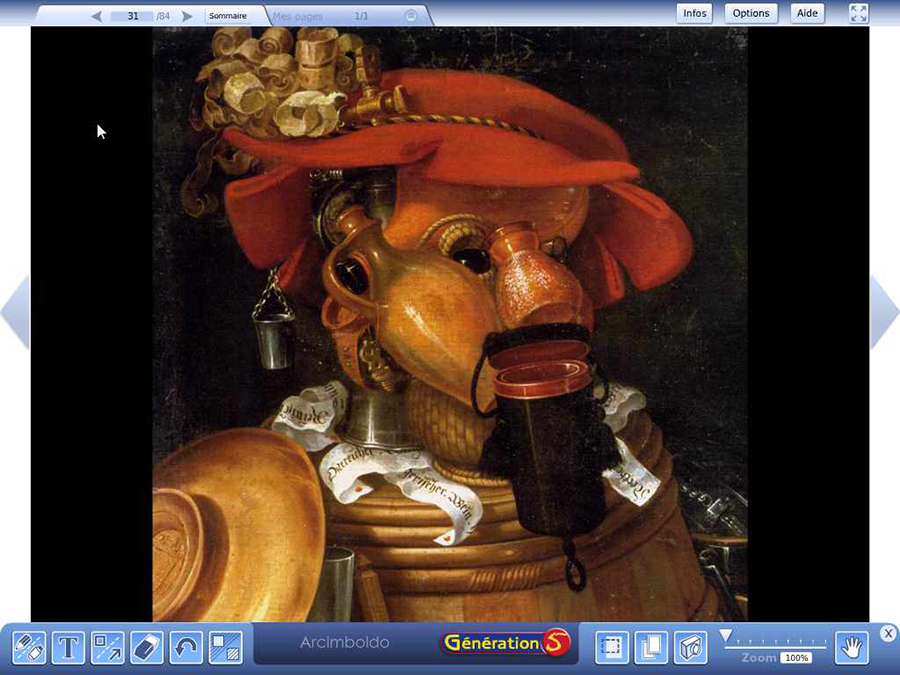 Peinture Arcimboldo