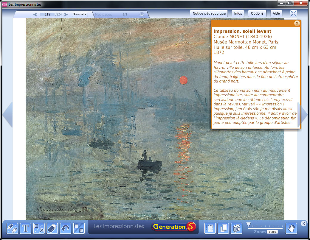Oeuvre de Monet - Artiste Impressionniste