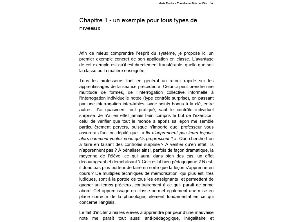 Exemple d'activité pour tous les niveaux