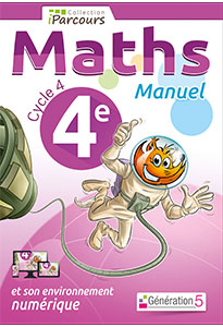 Manuel iParcours Maths 4e (éd. 2016)
