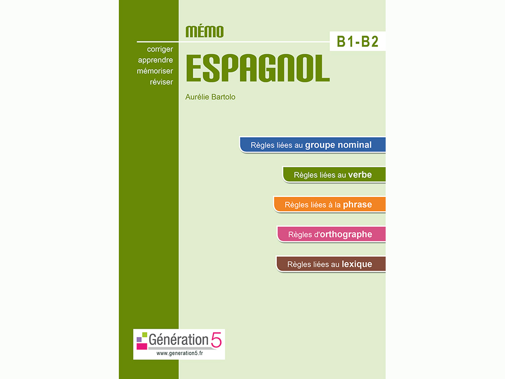 Mémo espagnol B1-B2