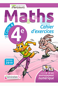 Cahier d'exercices iParcours Maths 4e (éd. 2019)