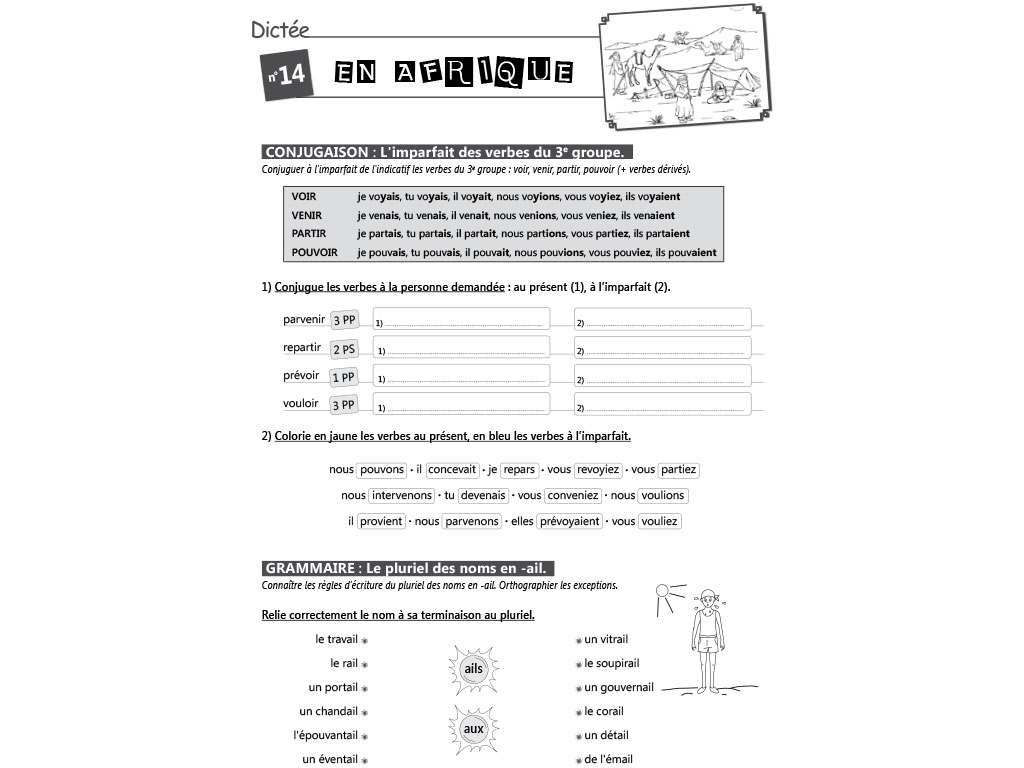 Préparation aux dictées - CM1