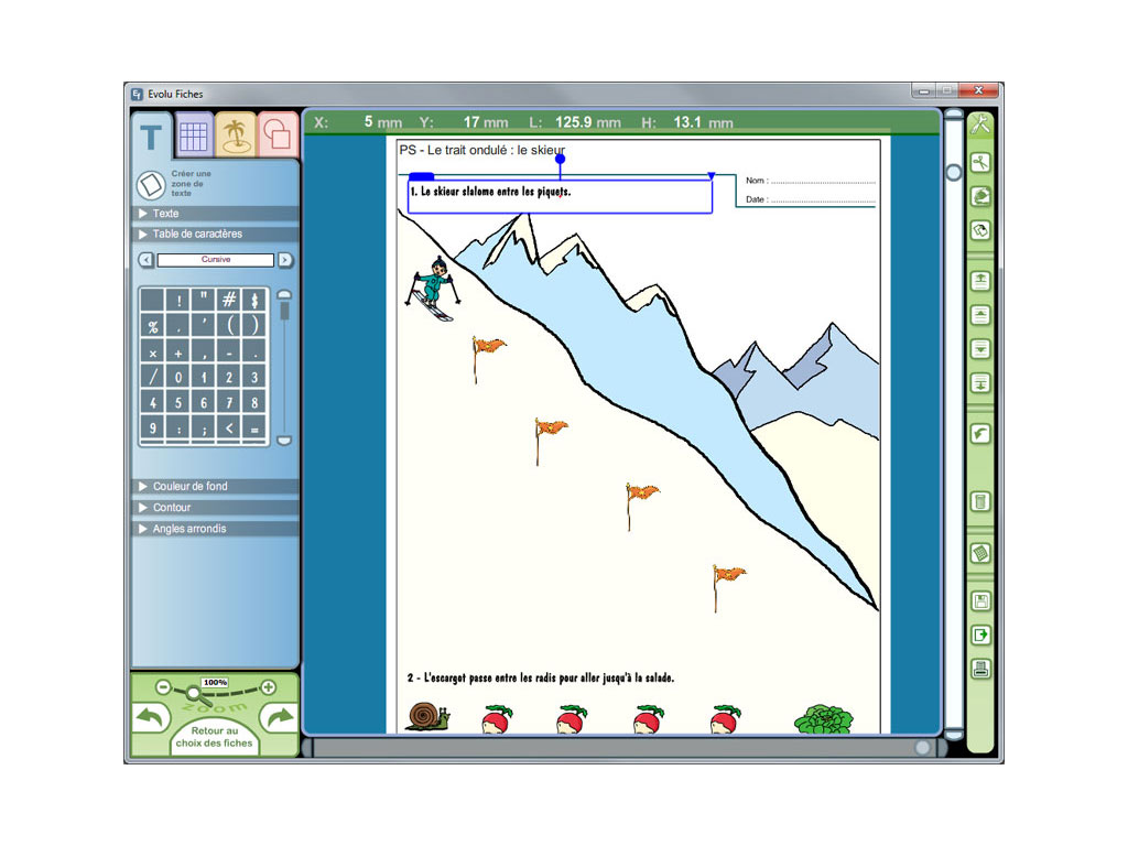 Logiciel exercice pour la maternelle
